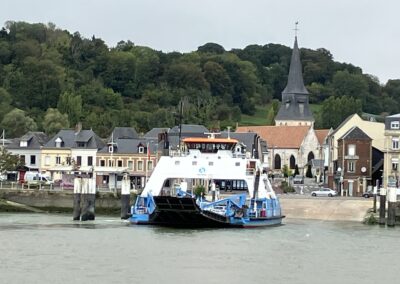 Le bac de Seine emprunté par les équipages de la Ronde 2026
